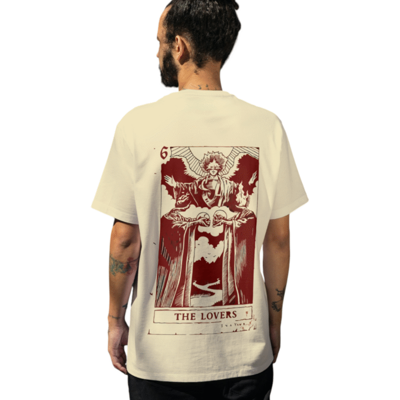 oversized beige 240 gsm t shirt